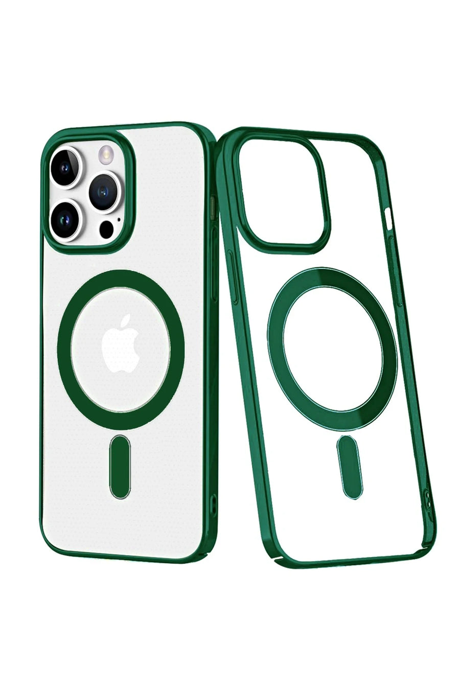 Newface Apple iPhone 14 Pro Max Kılıf Element Magneticsafe Sert Kapak - Köknar Yeşili