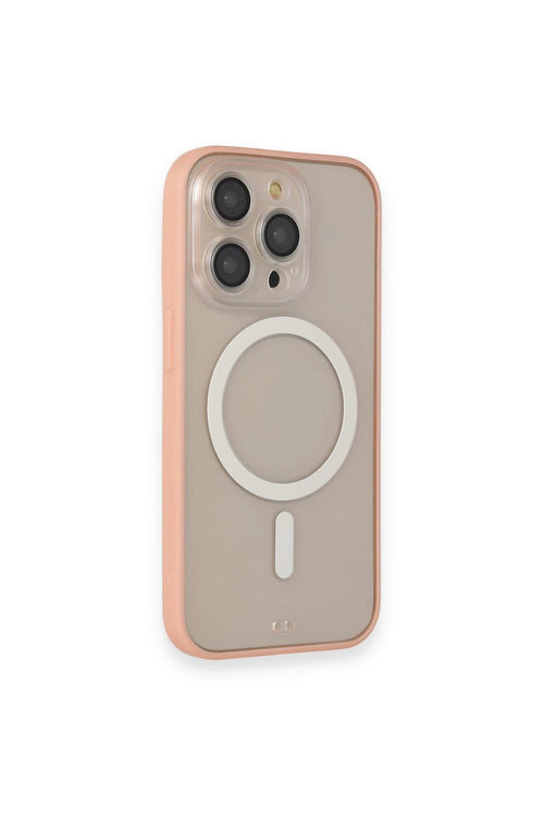 Newface Apple iPhone 14 Pro Max Kılıf Grand Magneticsafe Kapak - Pembe