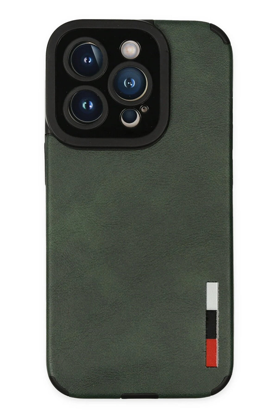 Newface Apple iPhone 14 Pro Max Kılıf Loop Deri Silikon - Yeşil