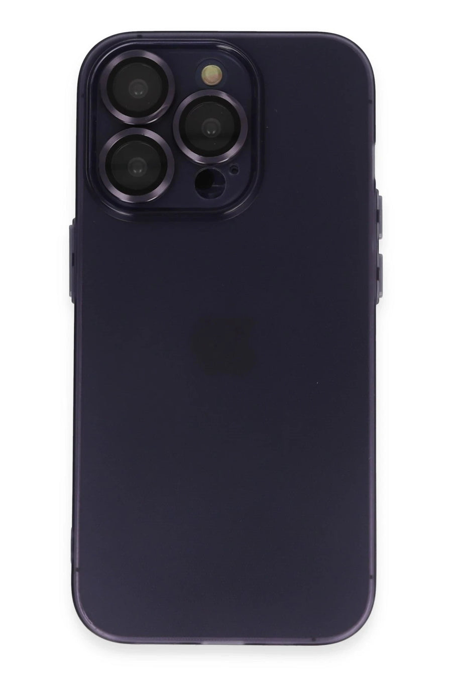 Newface Apple iPhone 14 Pro Max Kılıf Luko Lens Silikon - Siyah