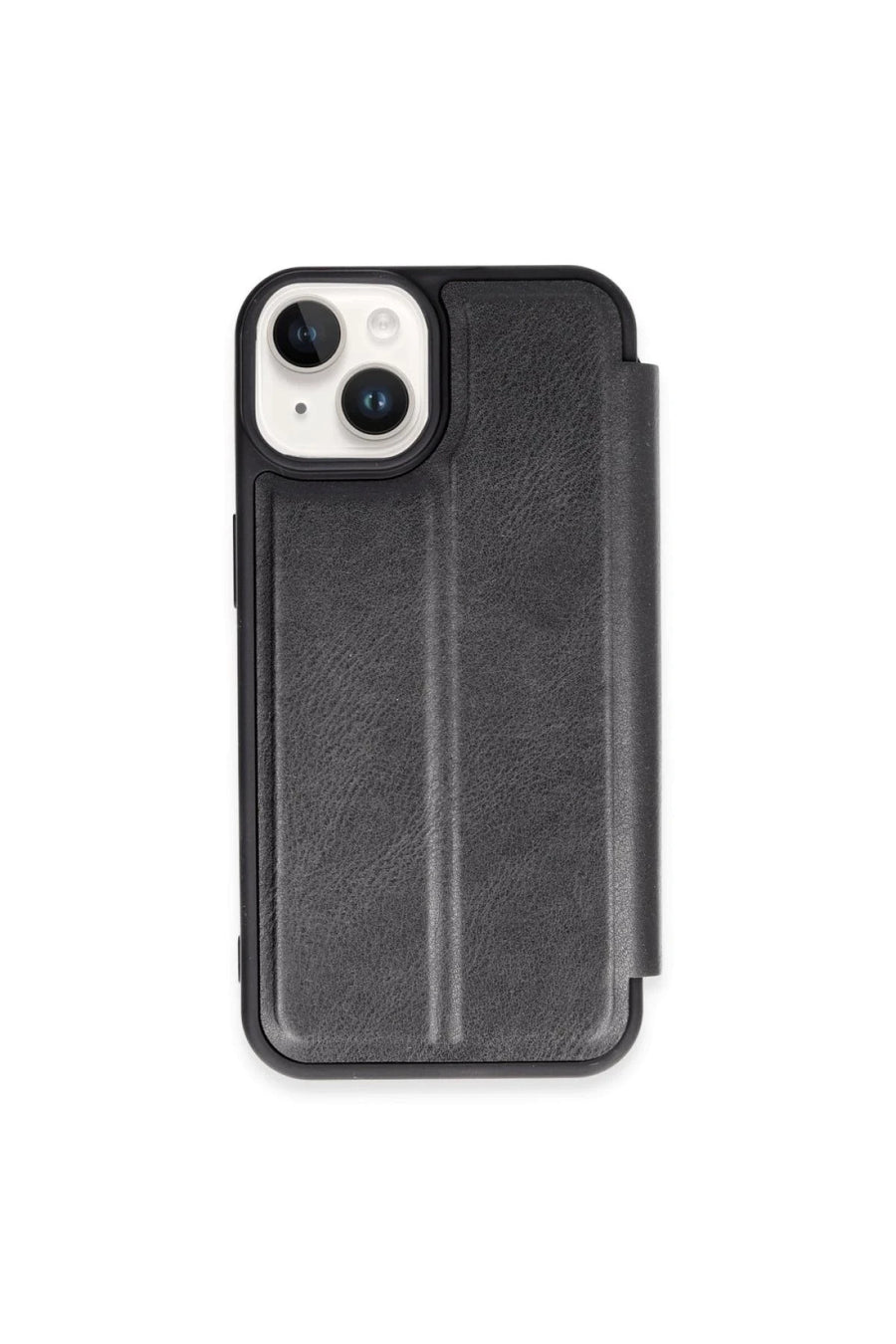 Newface Apple iPhone 15 Kılıf Flip Cover - Siyah