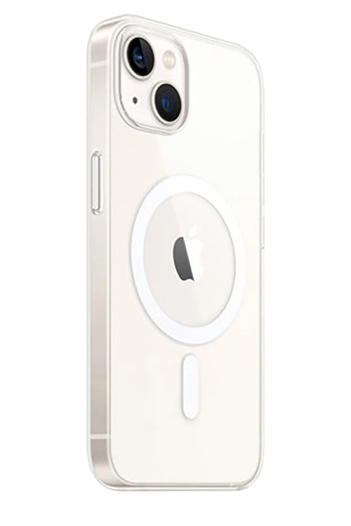 Newface Apple iPhone 15 Plus Kılıf Magneticsafe Şeffaf Silikon - Şeffaf