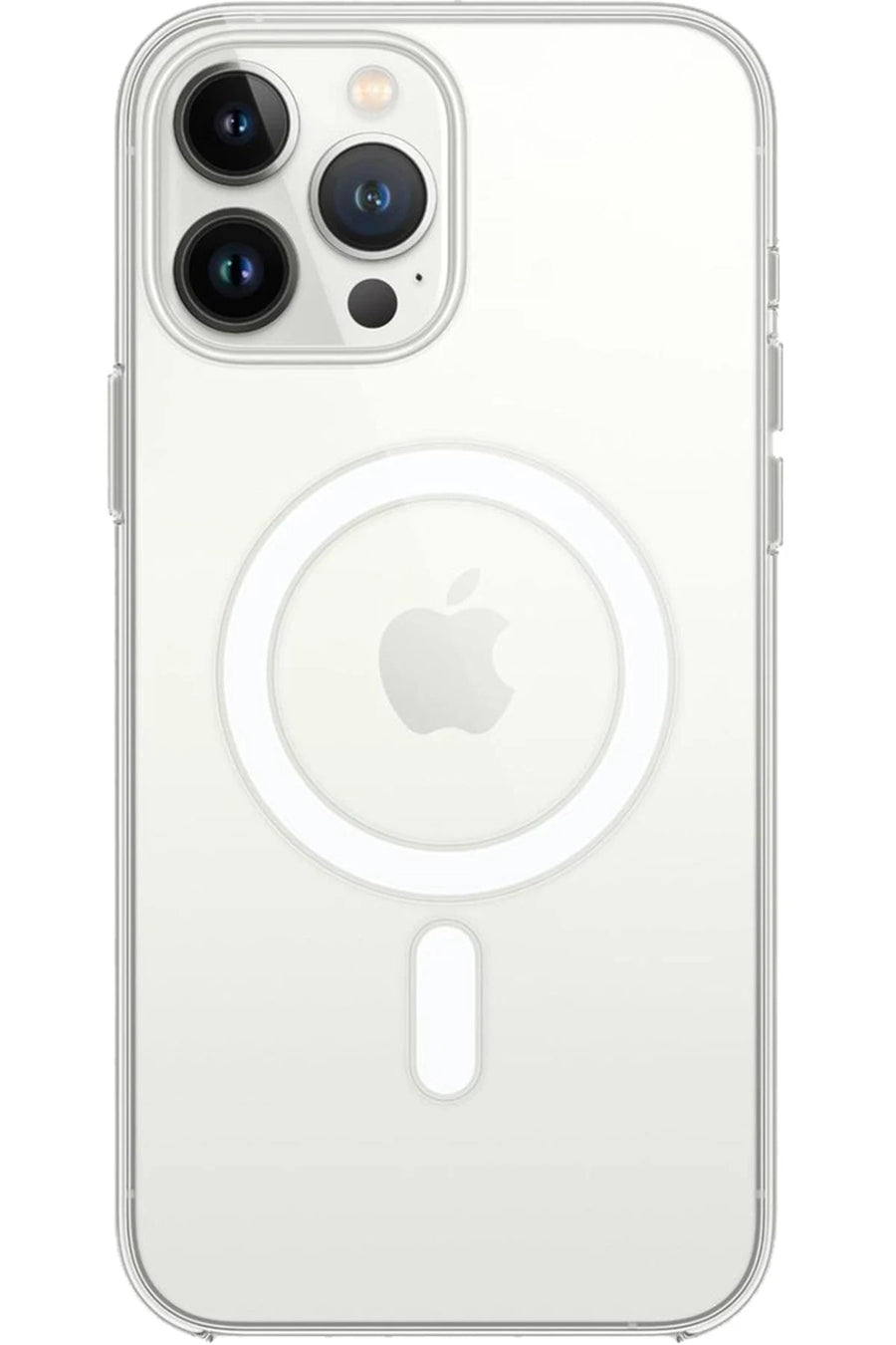 Newface Apple iPhone 15 Pro Kılıf Magneticsafe Şeffaf Silikon - Şeffaf