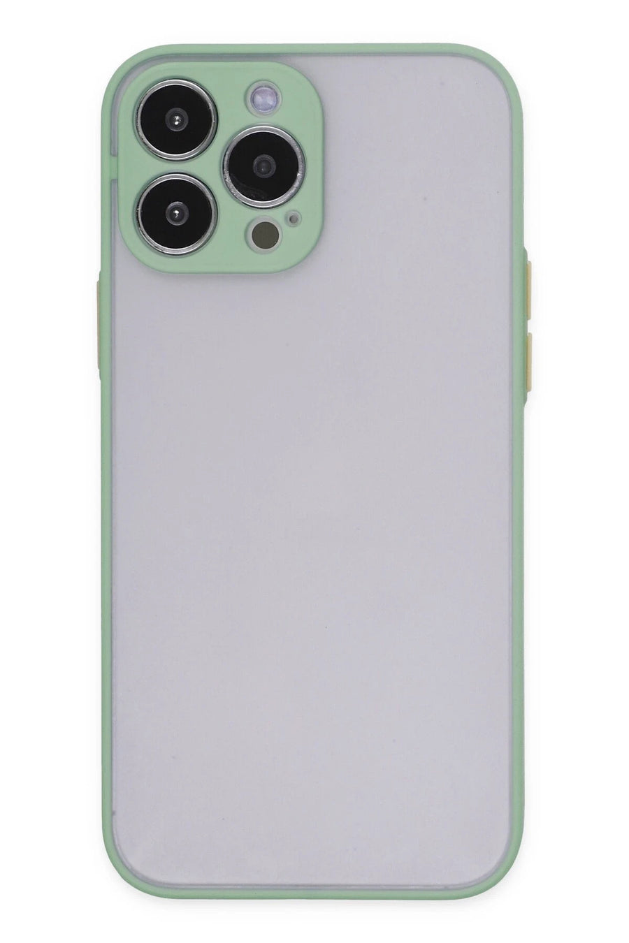 Newface Apple iPhone 15 Pro Kılıf Montreal Silikon Kapak - Açık Yeşil