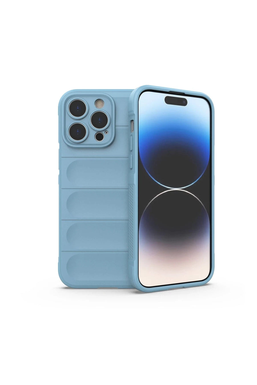 Newface Apple iPhone 15 Pro Kılıf Optimum Silikon - Sky Blue