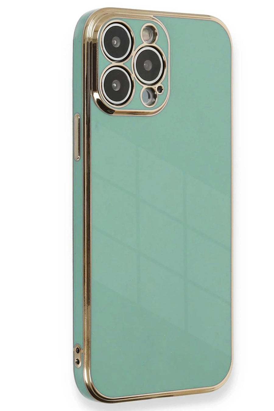 Newface Apple iPhone 15 Pro Kılıf Volet Silikon - Açık Yeşil