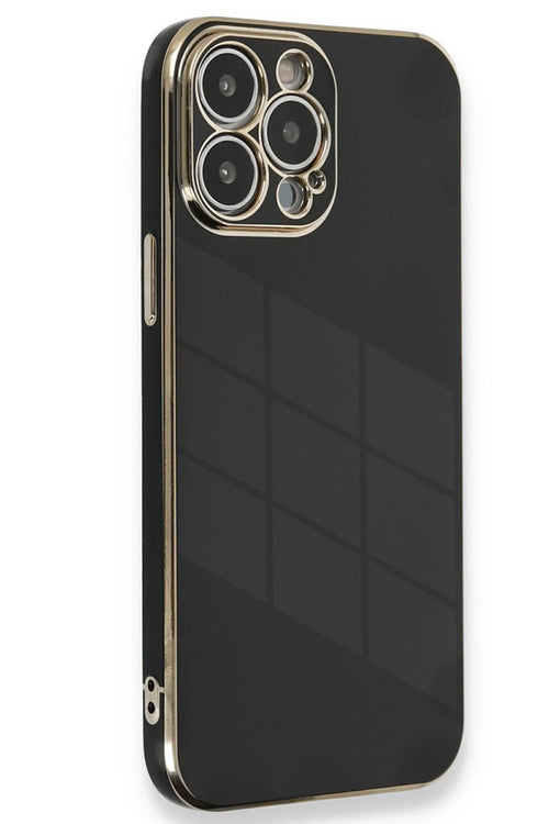Newface Apple iPhone 15 Pro Kılıf Volet Silikon - Siyah