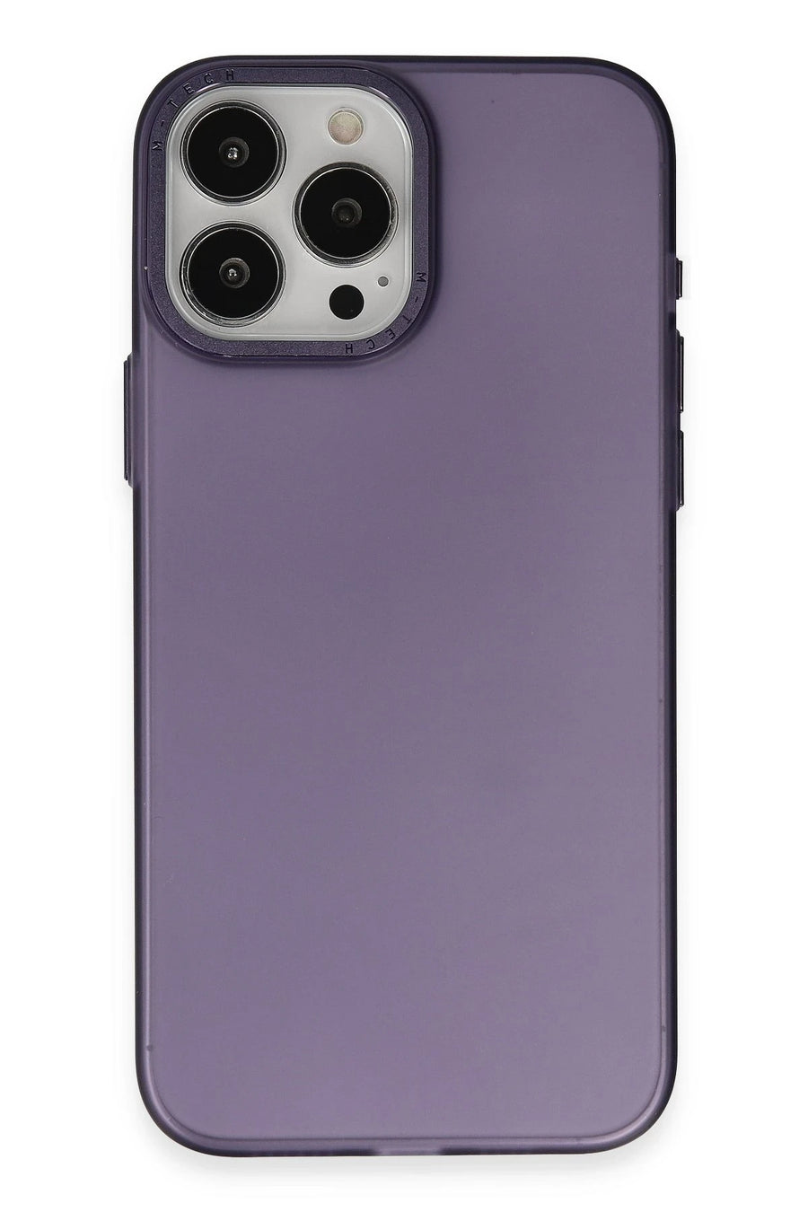 Newface Apple iPhone 15 Pro Max Kılıf Modos Metal Kapak - Derin Mor