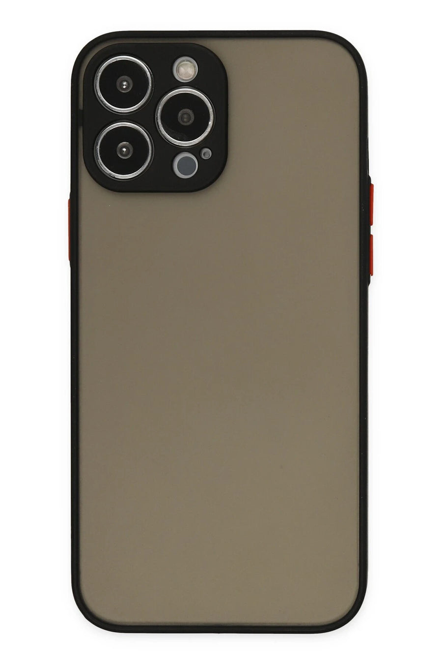 Newface Apple iPhone 15 Pro Max Kılıf Montreal Silikon Kapak - Siyah