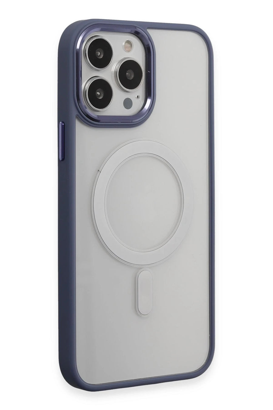 Newface Apple iPhone 15 Pro Max Kılıf Room Magneticsafe Silikon - Sierra Blue