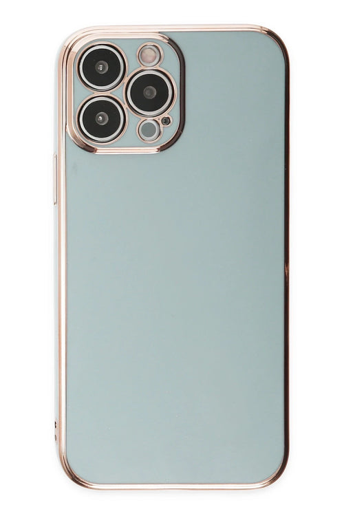 Newface Apple iPhone 15 Pro Max Kılıf Volet Silikon - Açık Yeşil