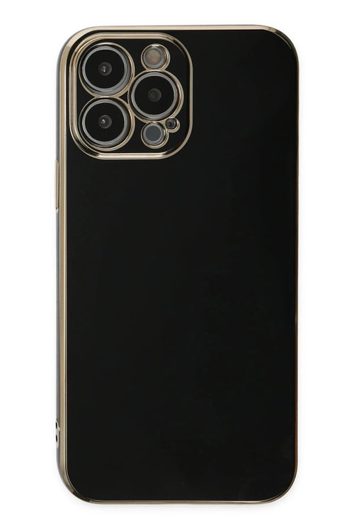 Newface Apple iPhone 15 Pro Max Kılıf Volet Silikon - Siyah