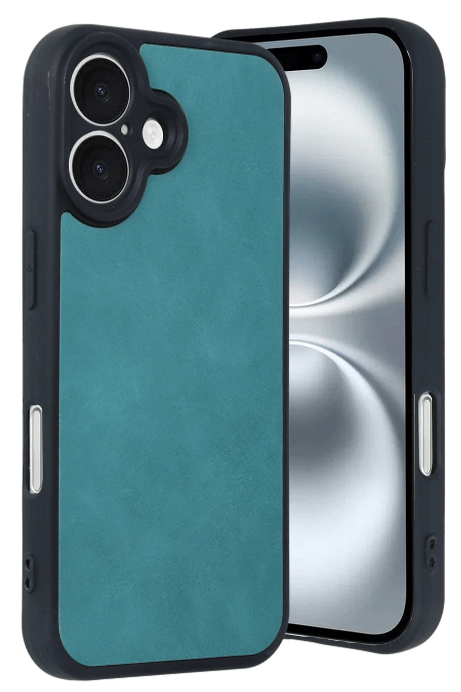 Newface Apple iPhone 16 Kılıf Aras Deri Kapak - Açık Yeşil