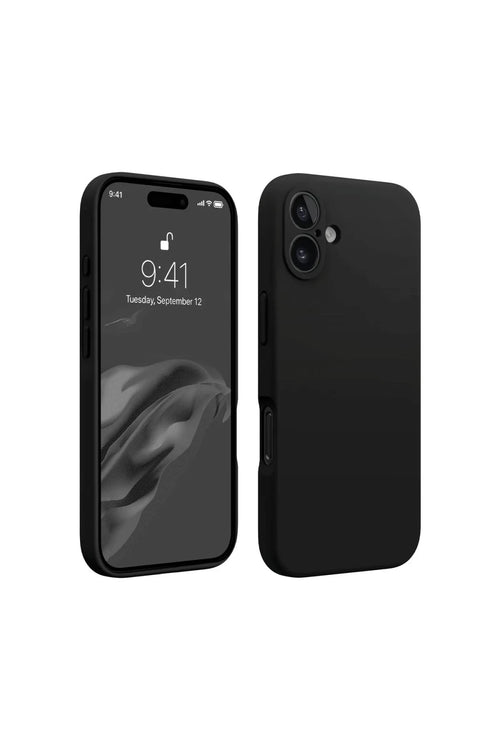 Newface Apple iPhone 16 Plus Kılıf First Silikon - Siyah