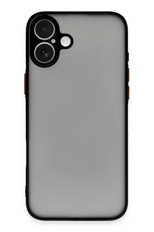 Newface Apple iPhone 16 Plus Kılıf Montreal Silikon Kapak - Siyah