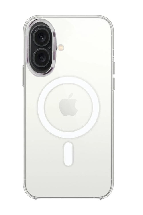 Newface Apple iPhone 16 Plus Kılıf Pc Real Magsafe Kapak - Şeffaf