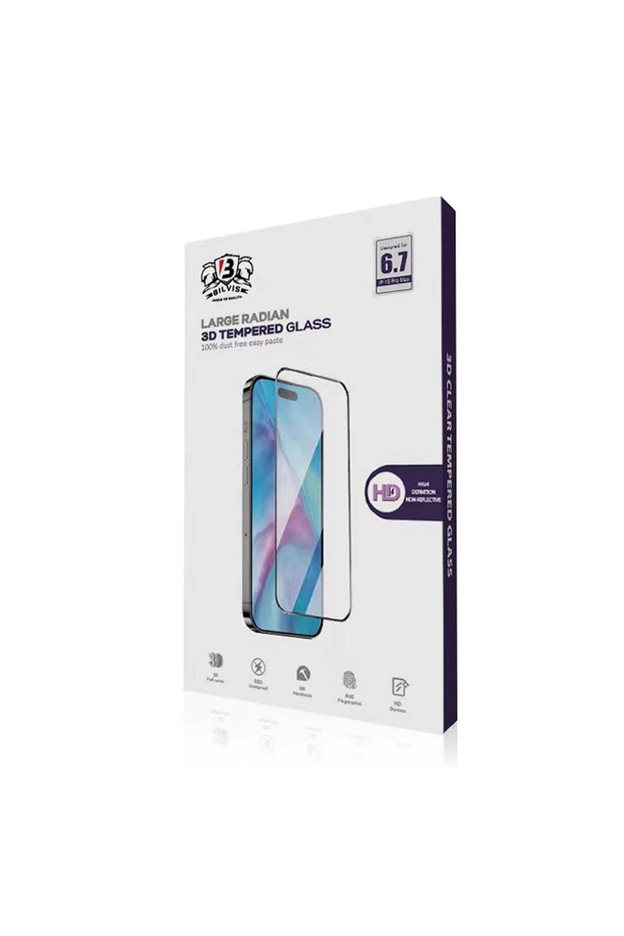 Newface Apple iPhone 16 Pro Bilvis 0.18mm Plus Cam Ekran Koruyucu