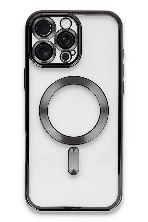 Newface Apple iPhone 16 Pro Kılıf Kross Magneticsafe Kapak - Siyah