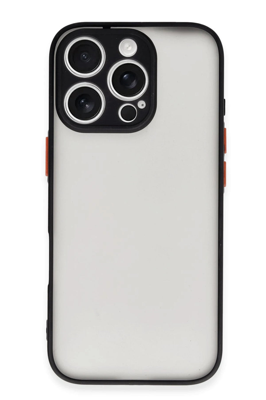 Newface Apple iPhone 16 Pro Kılıf Montreal Silikon Kapak - Siyah