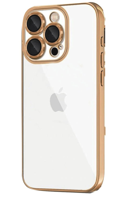 Newface Apple iPhone 16 Pro Max Kılıf Razer Lensli Silikon - Desert