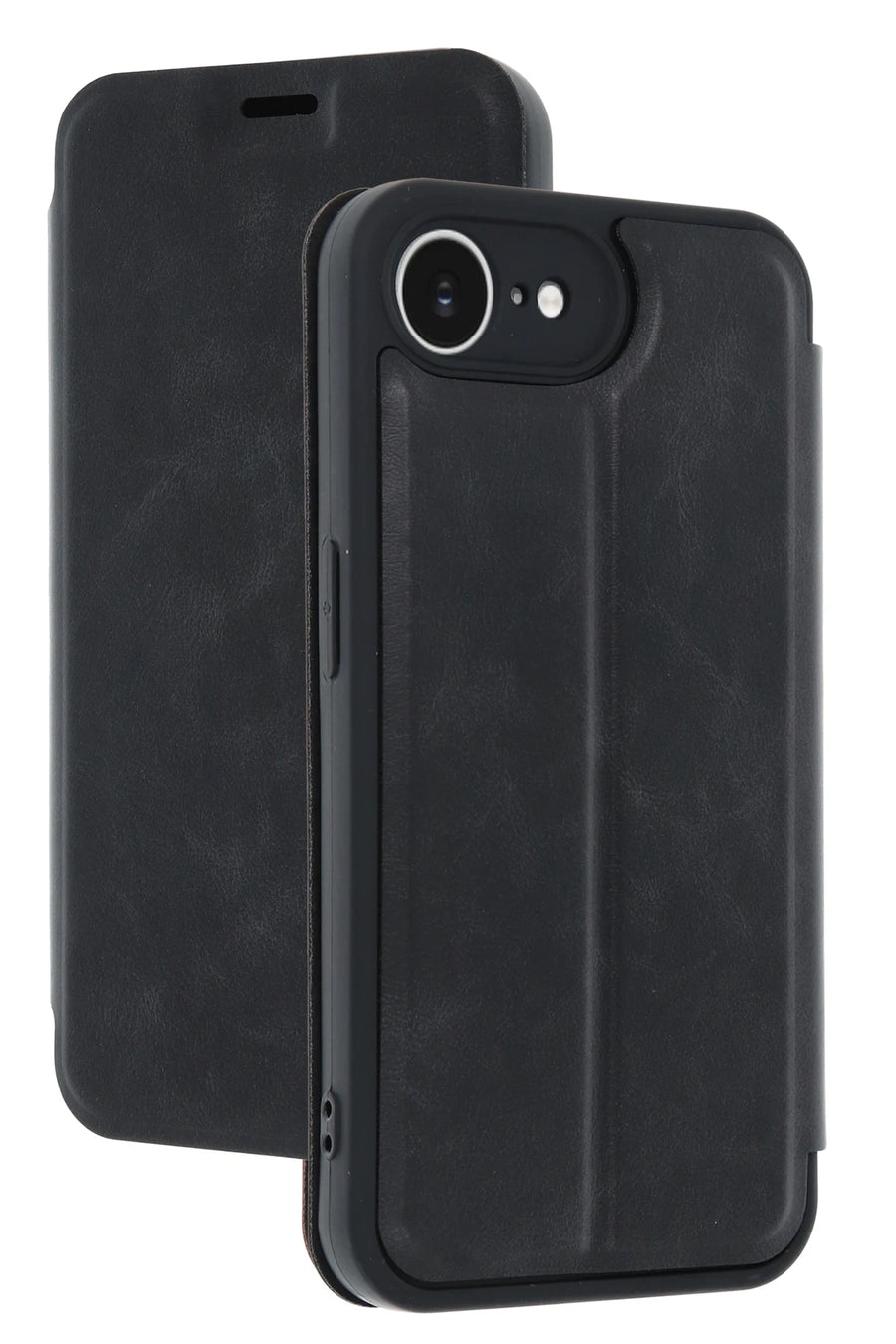 Newface Apple iPhone 16E Kılıf Flip Cover - Siyah