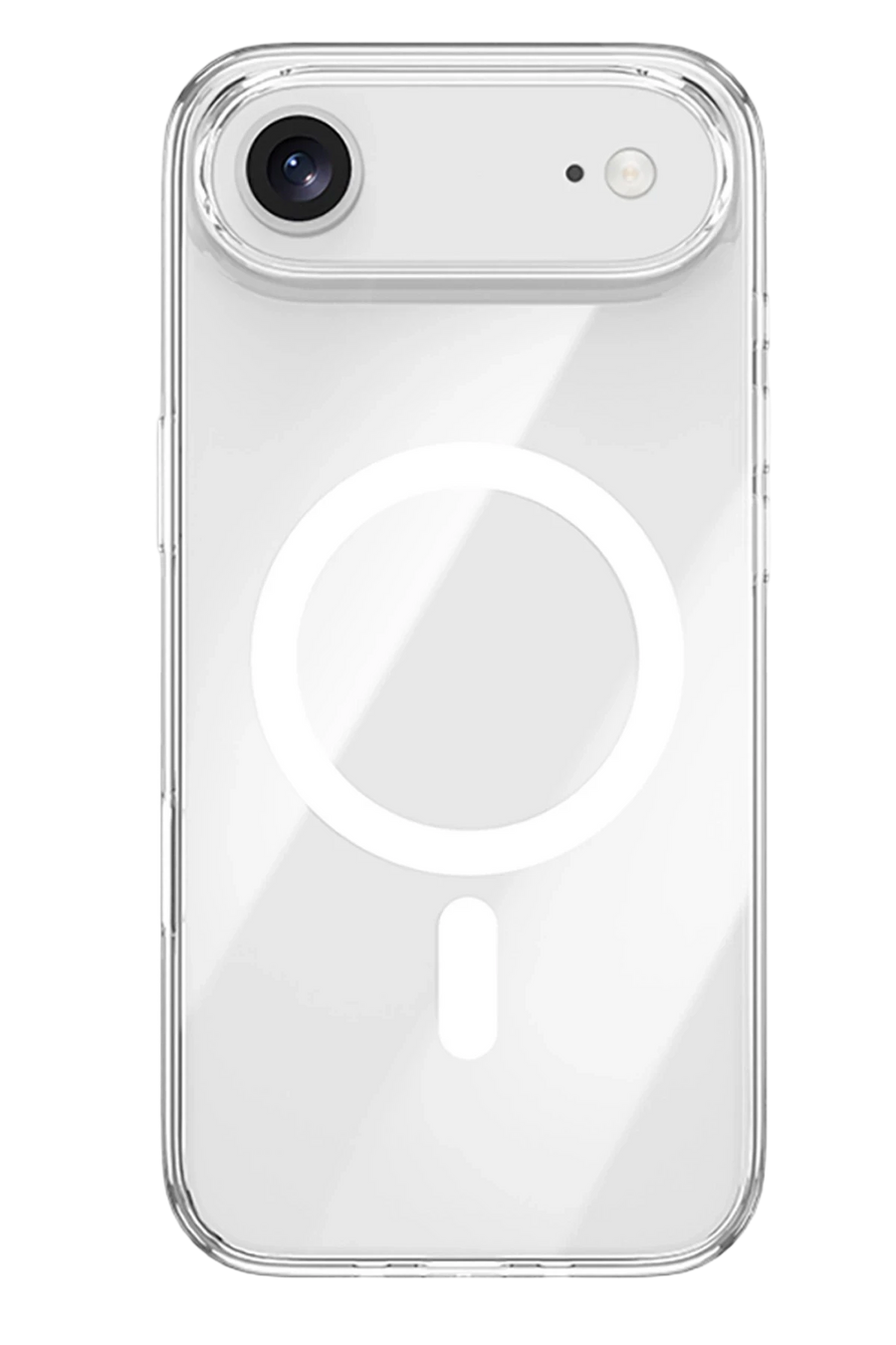 Newface Apple iPhone 17 Air Kılıf Pc Real Magsafe Kapak - Şeffaf