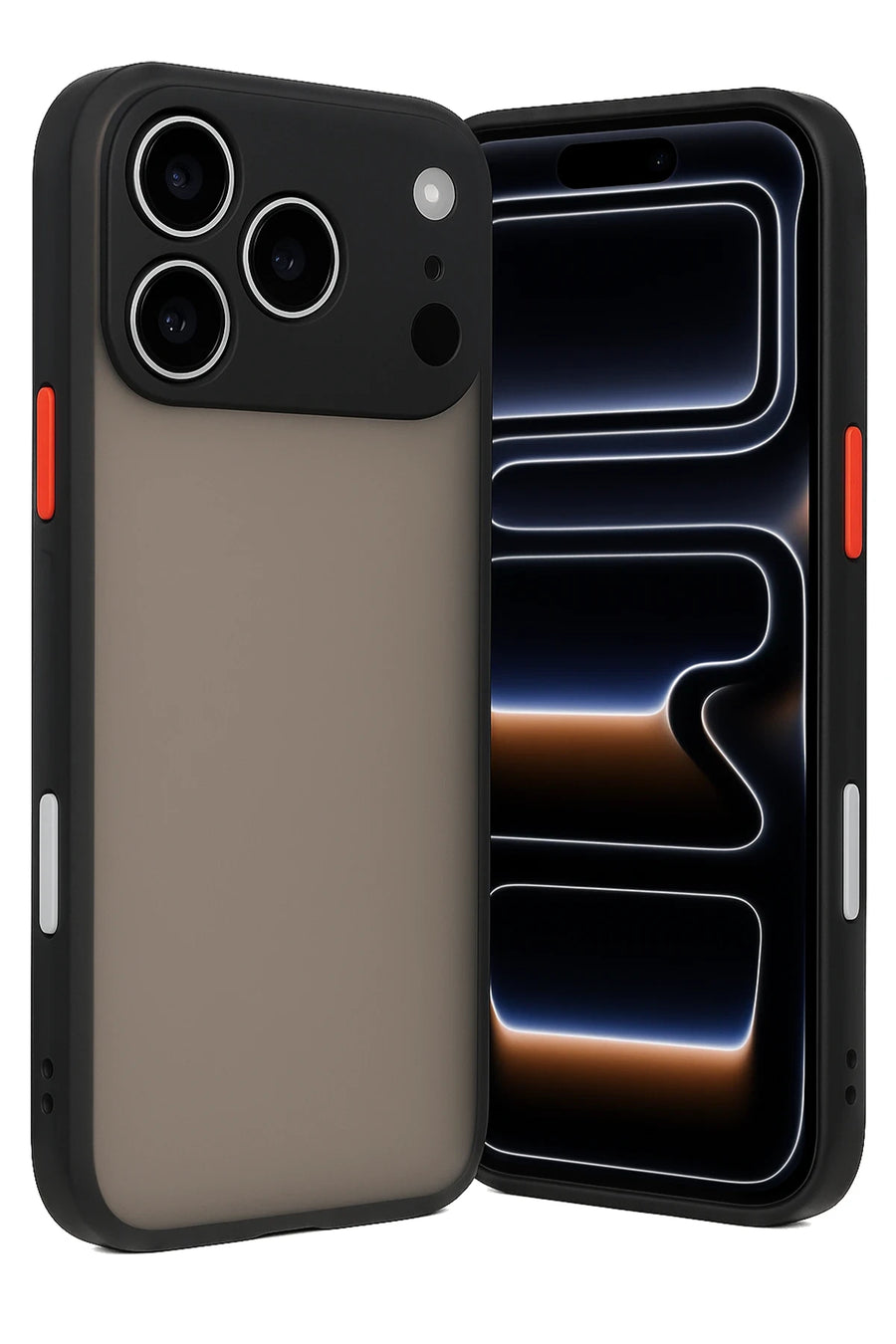 Newface Apple iPhone 17 Pro Kılıf Montreal Silikon Kapak - Siyah