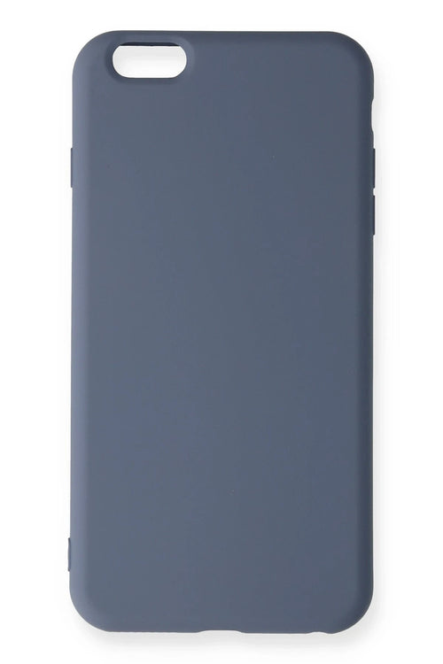 Newface Apple iPhone 6 Plus Kılıf Nano içi Kadife Silikon - Gri