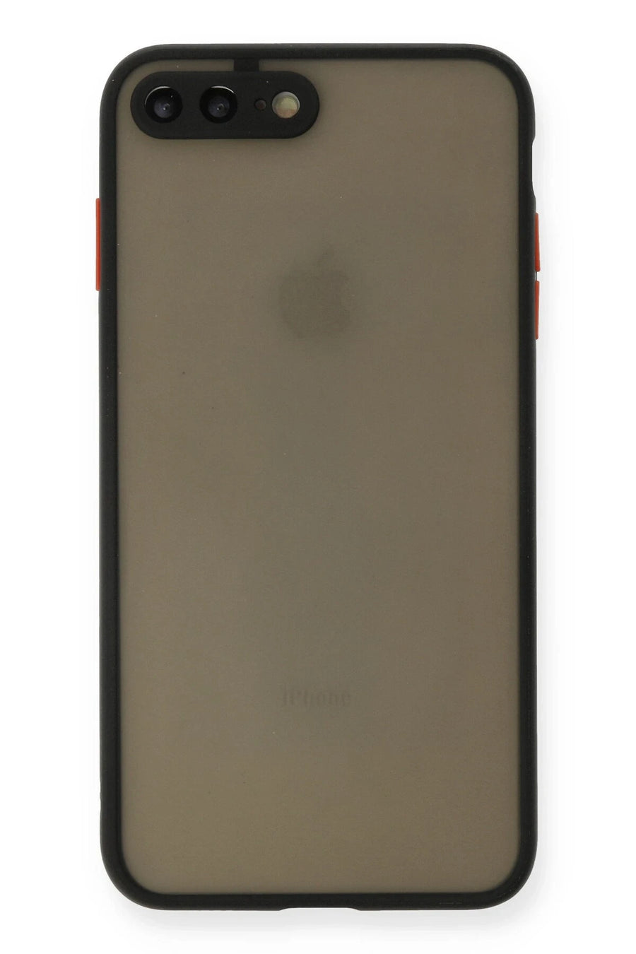 Newface Apple iPhone 7 Plus Kılıf Montreal Silikon Kapak - Siyah