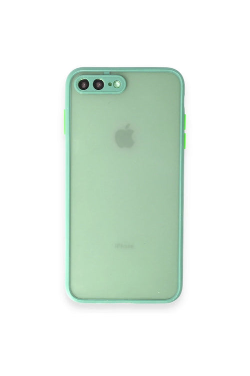 Newface Apple iPhone 7 Plus Kılıf Montreal Silikon Kapak - Turkuaz