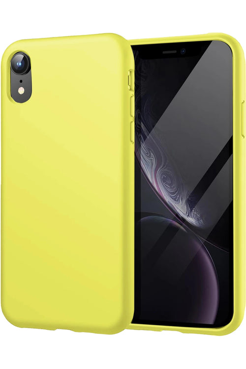 Newface Apple iPhone XR Kılıf First Silikon - Parlak Yeşil