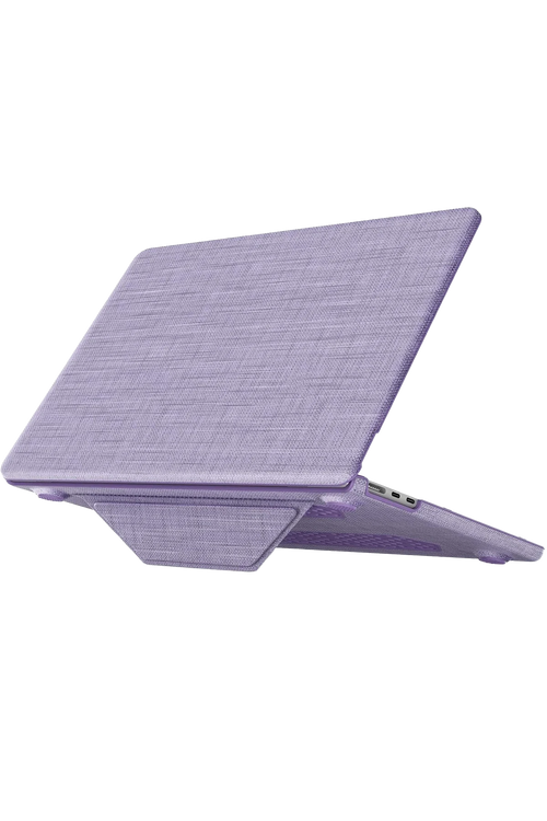 Newface Apple Macbook Air 15 2023 Macbook Kumaş Kapak - Mor