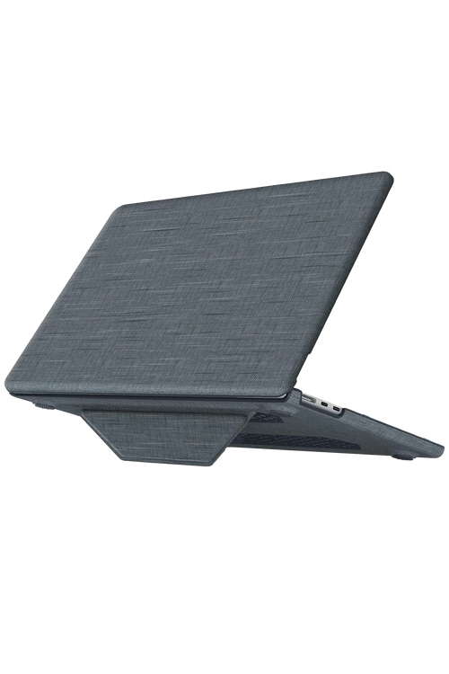 Newface Apple Macbook Pro 16 2021 Macbook Kumaş Kapak - Gri