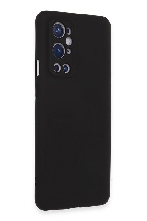 Newface One Plus 9 Pro Kılıf Nano içi Kadife Silikon - Siyah