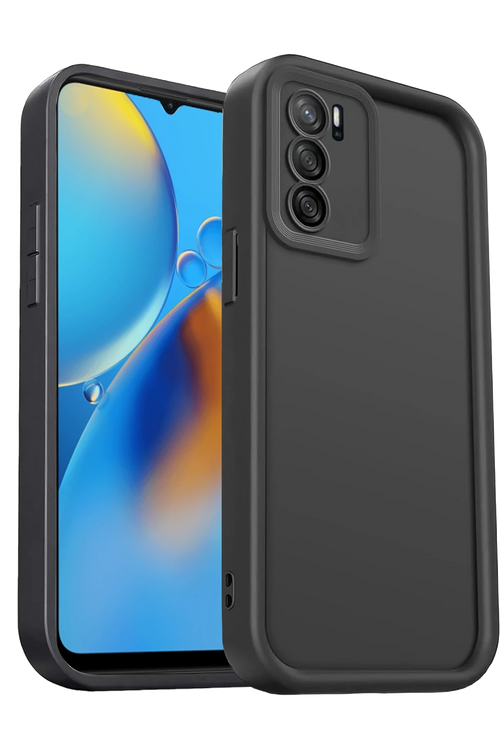 Newface Oppo A16 Kılıf Viera Silikon - Siyah
