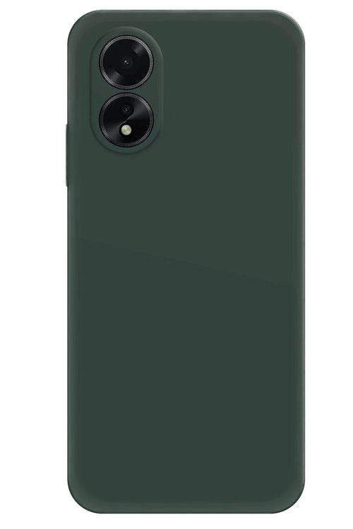 Newface Oppo A38 Kılıf First Silikon - Koyu Yeşil