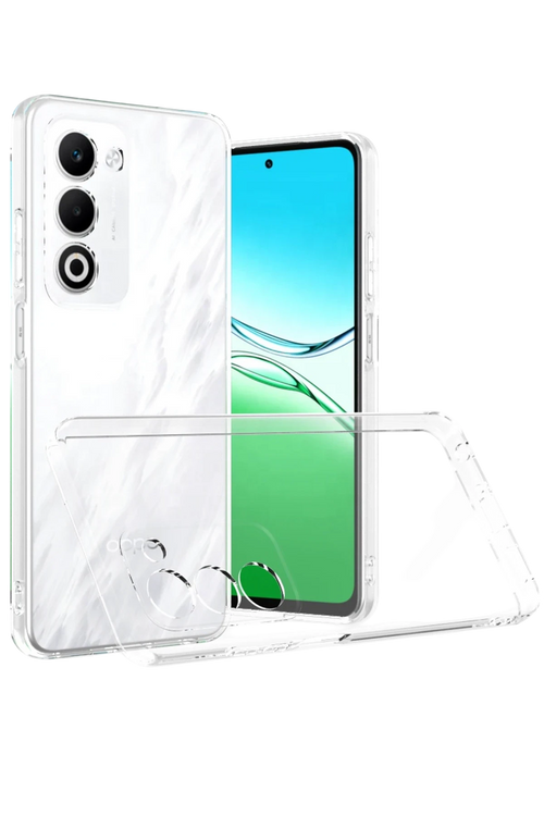 Newface Oppo A5 4G Lüx Şeffaf Silikon - Şeffaf