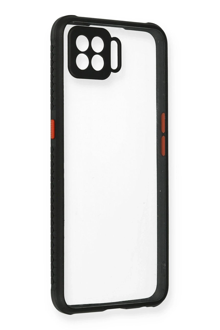 Newface Oppo A73 Kılıf Miami Şeffaf Silikon - Siyah