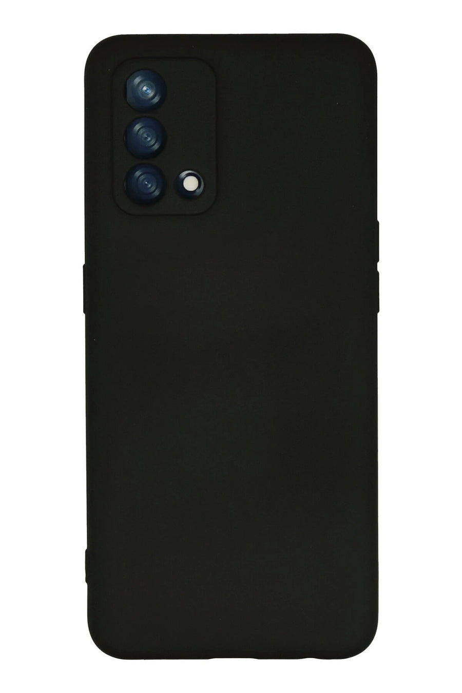Newface Oppo A74 4G Kılıf Nano içi Kadife Silikon - Siyah