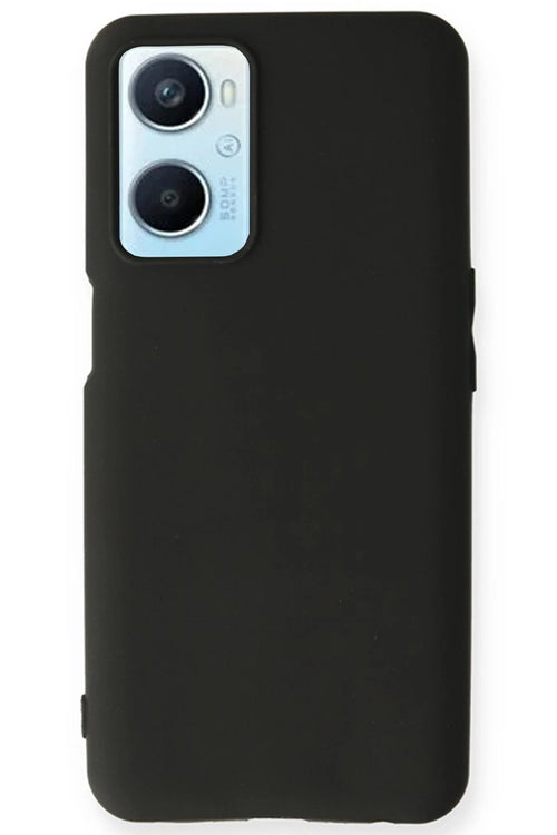 Newface Oppo A96 Kılıf First Silikon - Siyah