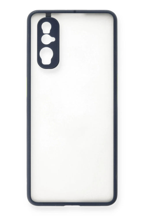 Newface Oppo Find X2 Kılıf Montreal Silikon Kapak - Lacivert