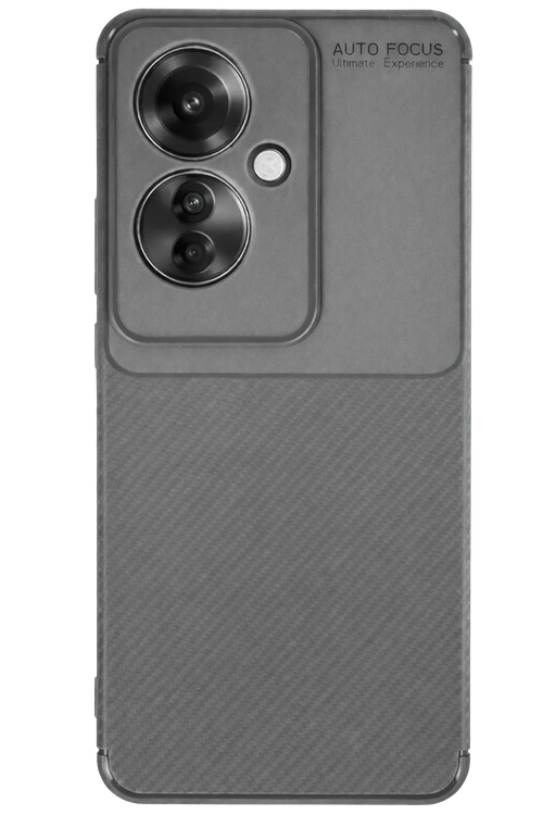 Newface Oppo Reno 11F Kılıf Auto Focus Karbon Kapak - Gri