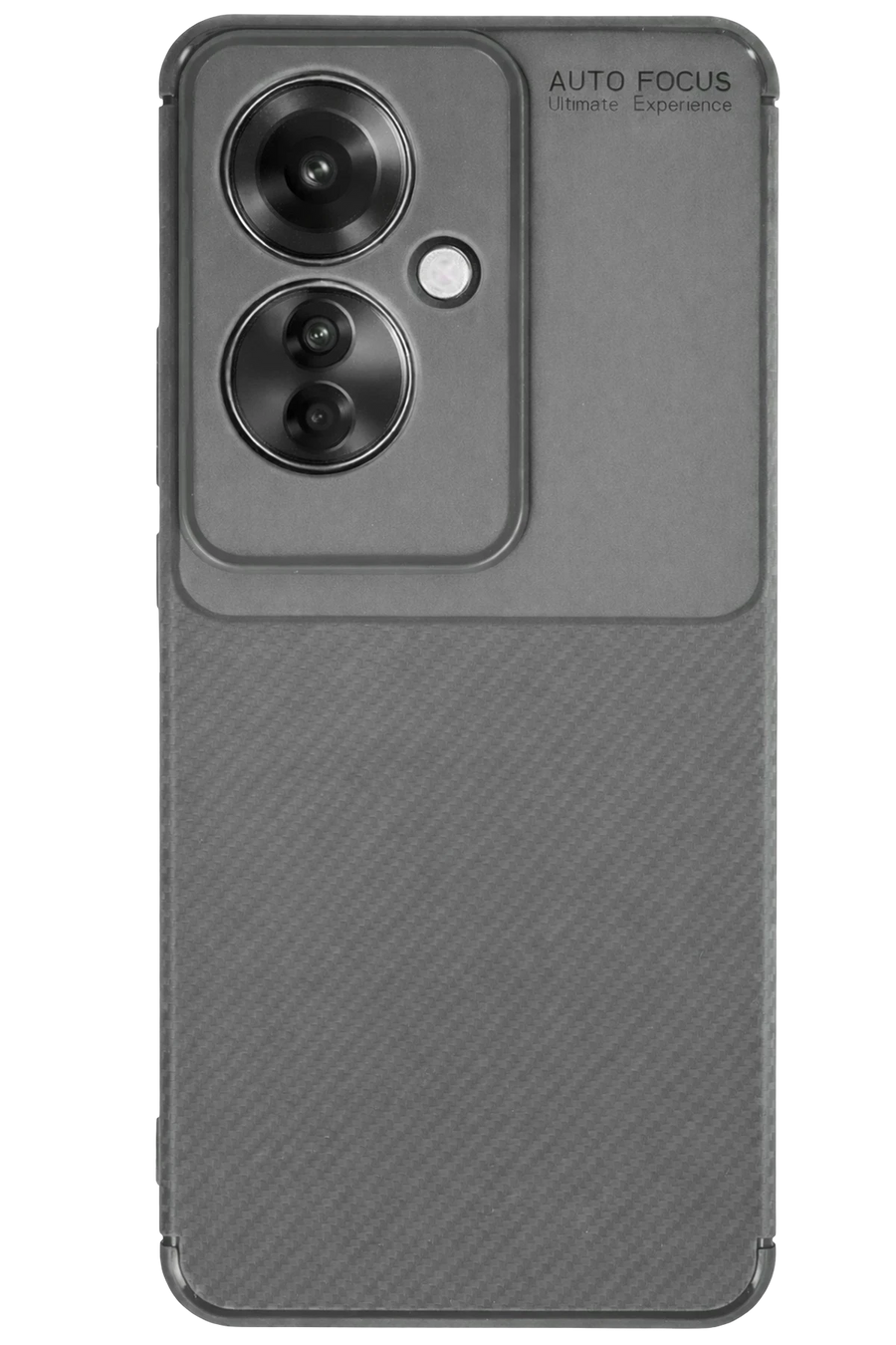Newface Oppo Reno 11F Kılıf Auto Focus Karbon Kapak - Gri