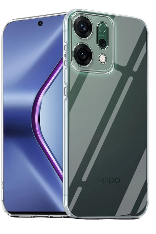 Newface Oppo Reno 14 Kılıf Lüx Şeffaf Silikon - Şeffaf