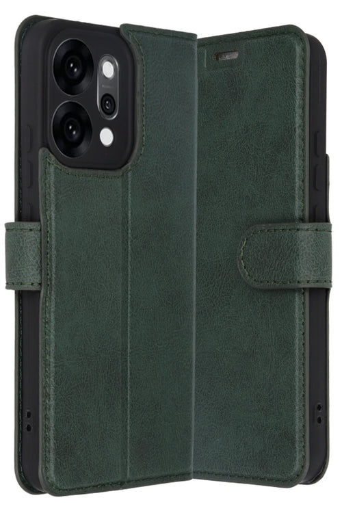Newface Oppo Reno 14 Trend S Plus Kapaklı Kılıf - Yeşil