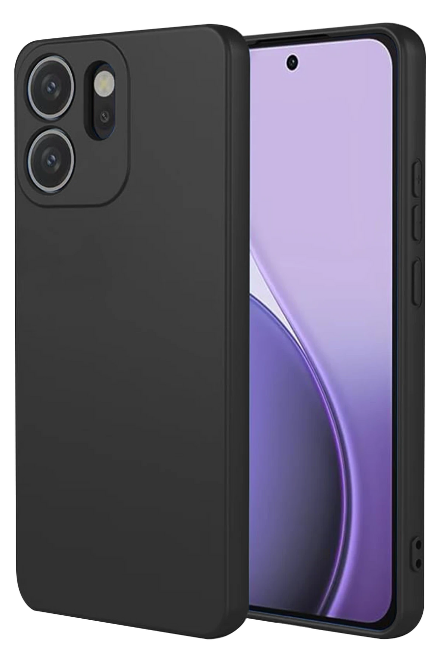 Newface Oppo Reno 14F First Silikon - Siyah