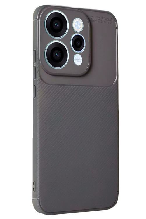 Newface Oppo Reno 15 Auto Focus Karbon Kapak - Gri
