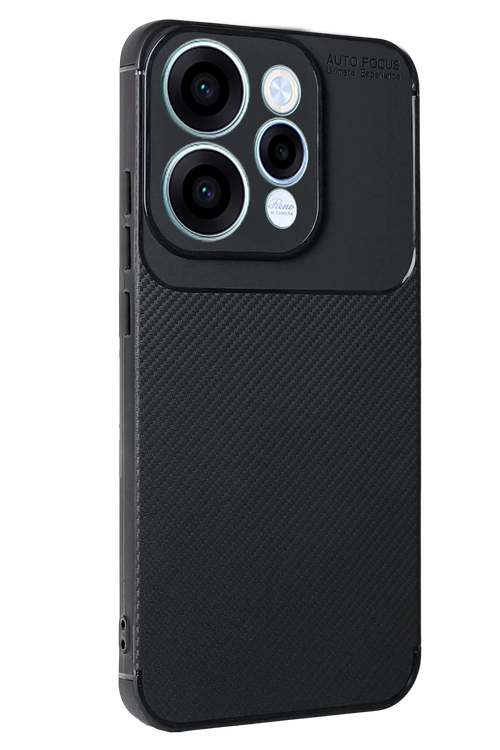 Newface Oppo Reno 15 Auto Focus Karbon Kapak - Siyah