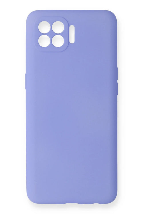 Newface Oppo Reno 4 Lite Kılıf First Silikon - Lila