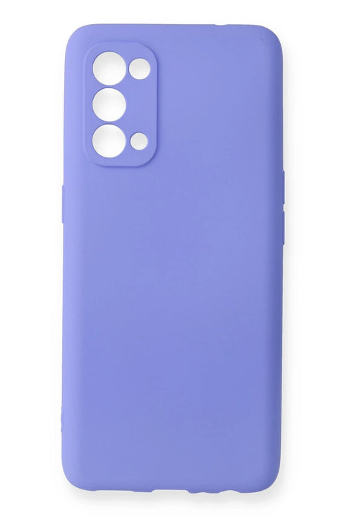 Newface Oppo Reno 5 Pro Kılıf First Silikon - Lila